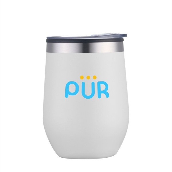 12 oz. stainless steel wine tumbler with polypropylene liner.... from ASI 90807 Tekweld
