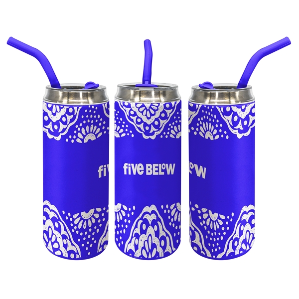 20 oz. powder coated stainless steel tumbler with double wall construction,... from ASI 90807 Tekweld