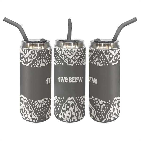 20 oz. powder coated stainless steel tumbler with double wall construction,... from ASI 90807 Tekweld