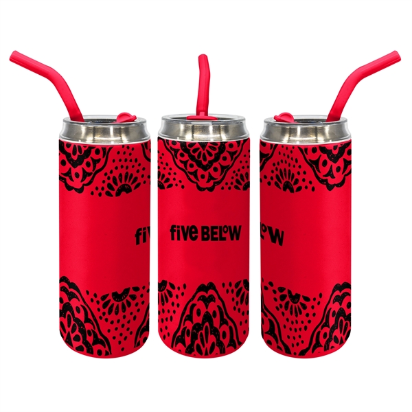 20 oz. powder coated stainless steel tumbler with double wall construction,... from ASI 90807 Tekweld