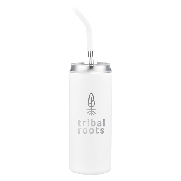 20 oz. powder coated stainless steel tumbler with double wall construction,... from ASI 90807 Tekweld