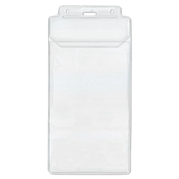 Durable, event-size badge/credential holders keep tickets or other large credentials extra... from ASI 79898 Promovision / PROMOVISION