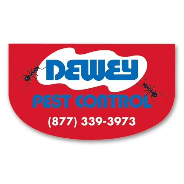 Vinyl decal with a repositionable adhesive backside.... from ASI 59080 Halls & Company