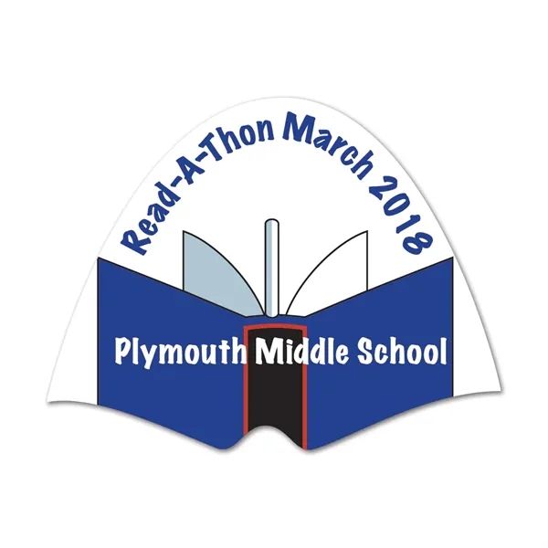 6-mil white vinyl with repositionable adhesive on backside.... from ASI 59080 Halls & Company