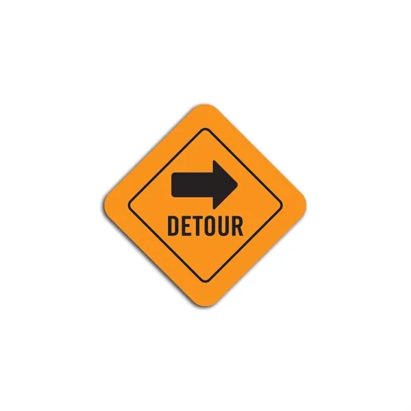 Square name badge with a pin fastener.... from ASI 59080 Halls & Company