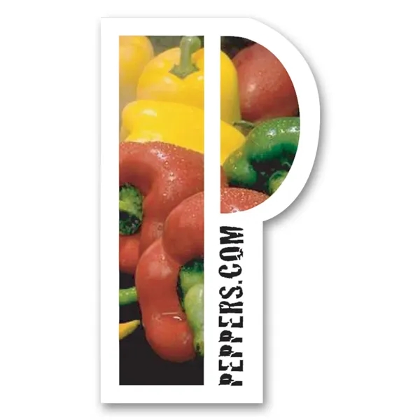 P-shaped static cling decal made of vinyl.... from ASI 59080 Halls & Company