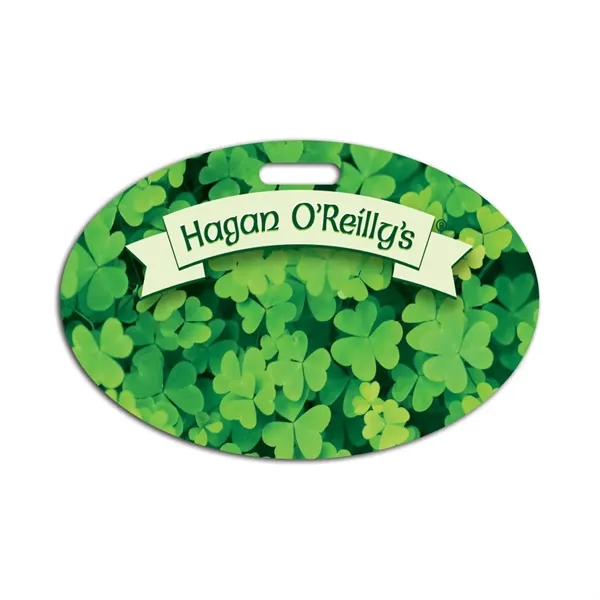 Oval event tag with a loop strap and thermal lamination.... from ASI 59080 Halls & Company