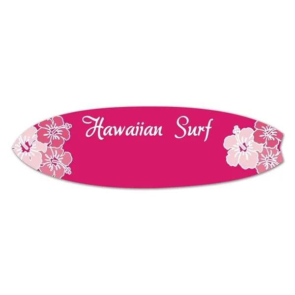 Surfboard badge with a pen and a pin fastener.... from ASI 59080 Halls & Company