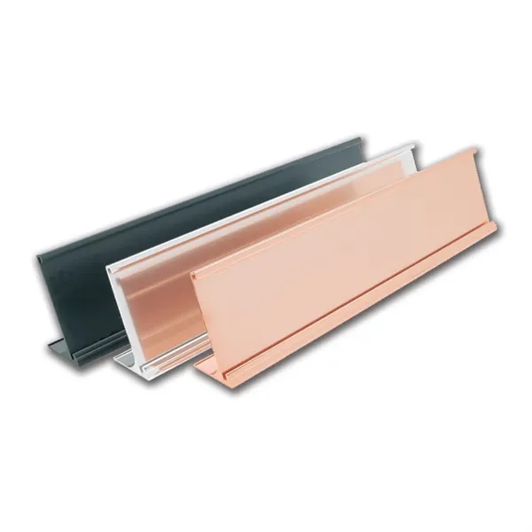 Desk plate holder made of aluminum.... from ASI 59080 Halls & Company