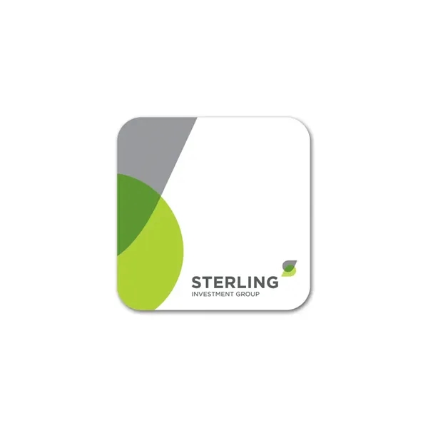 Square name badge with a pin fastener.... from ASI 59080 Halls & Company