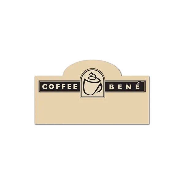 Rectangular name badge with a bump and pin fastener.... from ASI 59080 Halls & Company