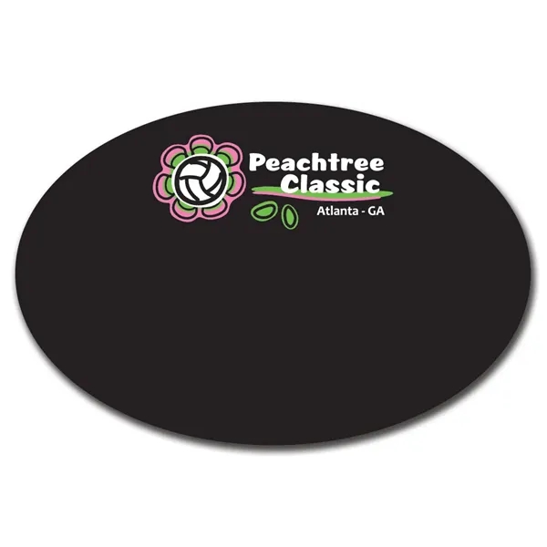 Poly blackboard or whiteboard write-on badge with pinback closure.... from ASI 59080 Halls & Company