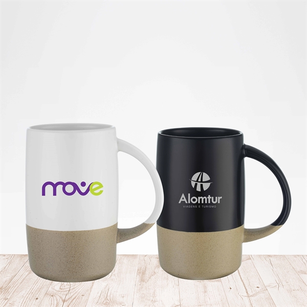 17 oz. Capacity Two-tone Ceramic Mug with a Vintage Finish. Comfortable... from ASI 30112 ACE Products