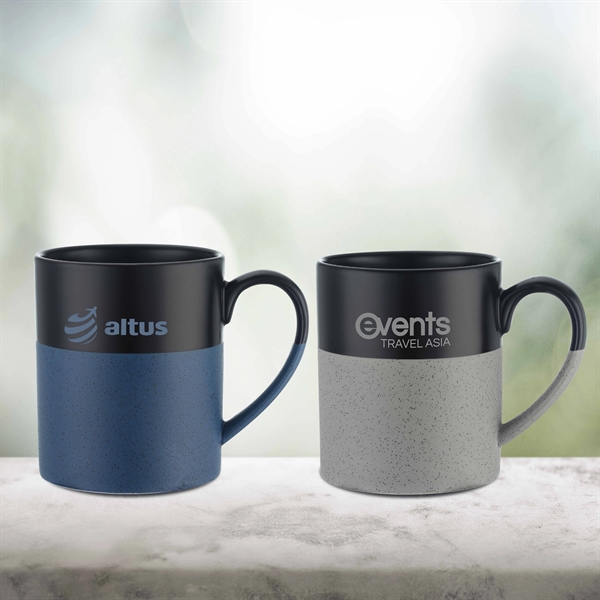 15 oz. Capacity Two-tone Ceramic Mug with a Black Glazed top... from ASI 30112 ACE Products