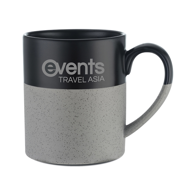 15 oz. Capacity Two-tone Ceramic Mug with a Black Glazed top... from ASI 30112 ACE Products