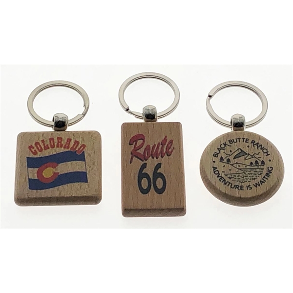 This Economy Wood Key Tags comes in three different shapes.... from ASI 40610 Perry Blackburne Inc / KEYTAGLINE