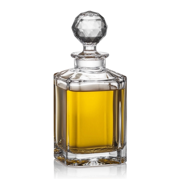 Elegant Lead-Free Crystalline Spirits Decanter. Features a heavy thick base with... from ASI 84592 St Regis Group