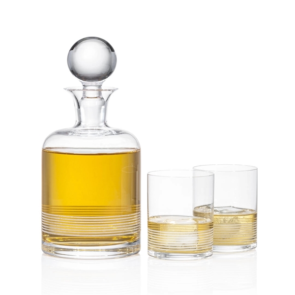 The elegant Dorval Decanter set features a perfectly rounded lid and... from ASI 84592 St Regis Group