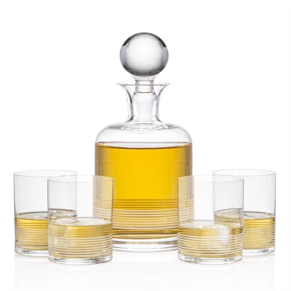 The elegant Dorval Decanter set features a perfectly rounded lid and... from ASI 84592 St Regis Group