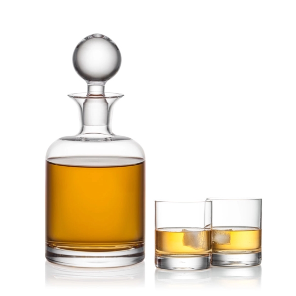 The Dresden Decanter set in Lead-Free Crystalline features a regal 33oz... from ASI 84592 St Regis Group