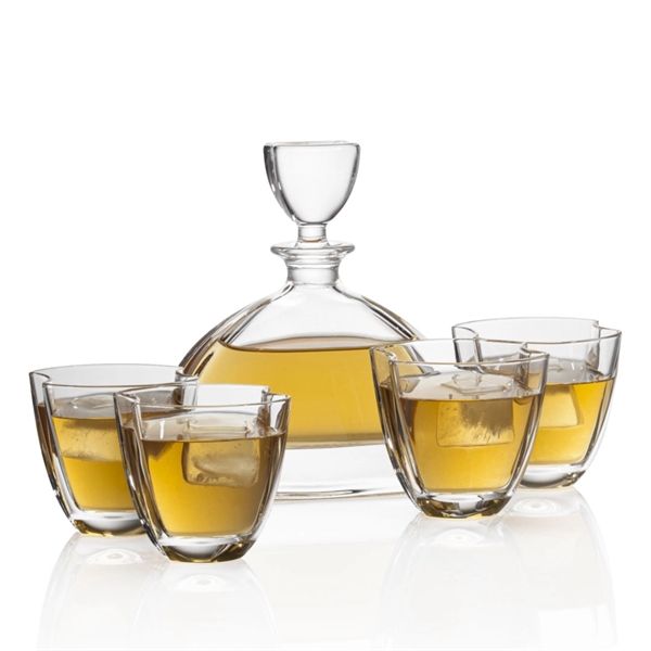 Dalkeith Decanter & 2  or 4 Double Old Fashion glasses... from ASI 84592 St Regis Group