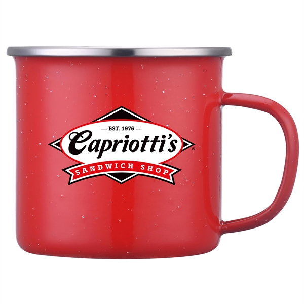 16 oz. Capacity Enamel Mug with Stainless Steel Rim. Great for... from ASI 30112 ACE Products