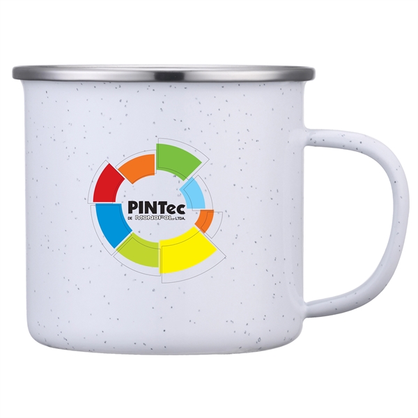 16 oz. Capacity Enamel Mug with Stainless Steel Rim. Great for... from ASI 30112 ACE Products