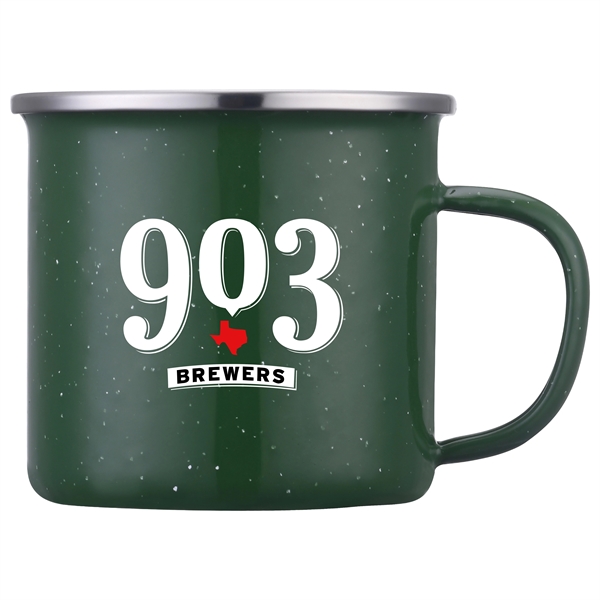 16 oz. Capacity Enamel Mug with Stainless Steel Rim. Great for... from ASI 30112 ACE Products