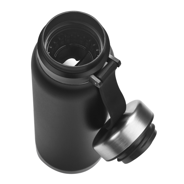 This SipTek™ 20 oz  thermal copper vacuum insulated water bottle... from ASI 99030 Zipline / Zipline