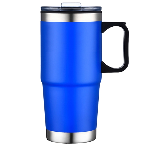 24 Oz Vacuum Sealed Travel Mug with Stainless Steel Bottom... from ASI 79535 Primetime / Primetime