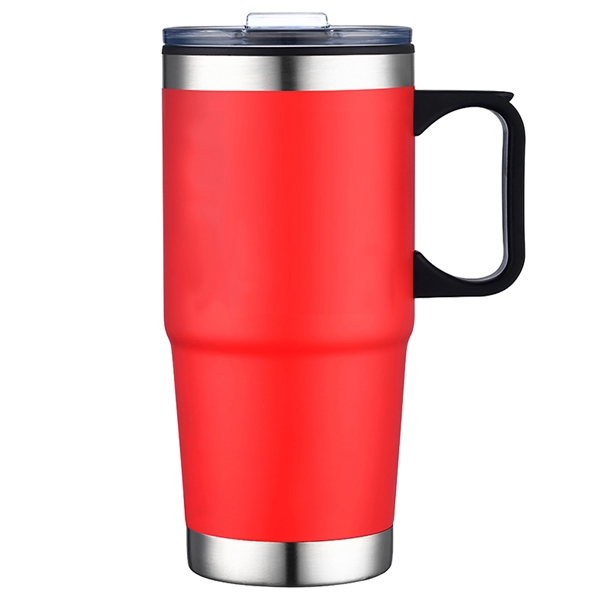 24 Oz Vacuum Sealed Travel Mug with Stainless Steel Bottom... from ASI 79535 Primetime / Primetime