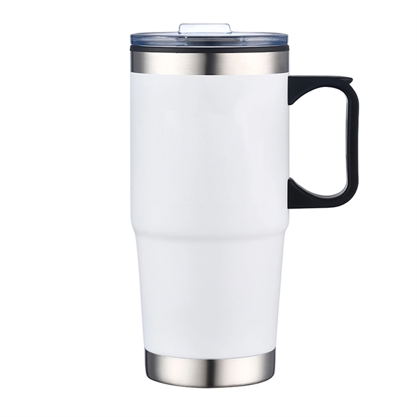 24 Oz Vacuum Sealed Travel Mug with Stainless Steel Bottom... from ASI 79535 Primetime / Primetime
