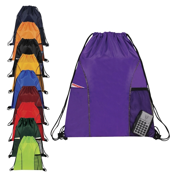 Colorful drawstring backpack.... from ASI 31517 Admart Products / Admart Line
