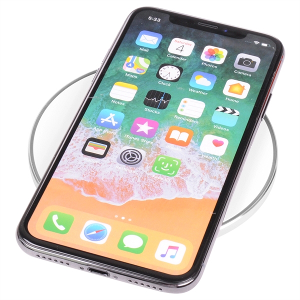 10 Watts, Qi Certified, Sleek aluminum trim and base, Charges any... from ASI 62124 iClick, Inc. / iClick®