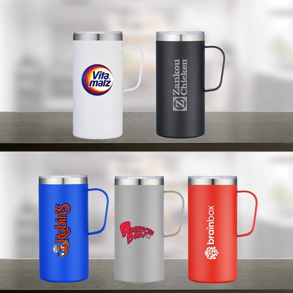 20 oz Stainless Steel Vacuum insulated Camp Mug. Great for hot... from ASI 30112 ACE Products