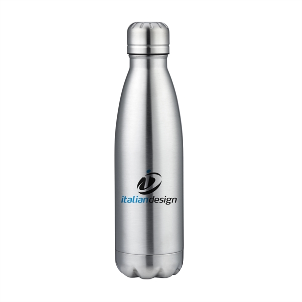 17 oz Vacuum Sealed Stainless Steel Bottle with screw on/off lid.... from ASI 30112 ACE Products