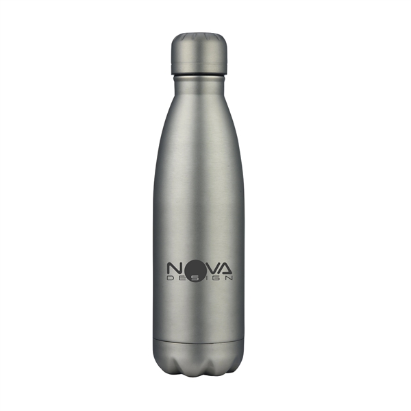 17 oz Vacuum Sealed Stainless Steel Bottle with screw on/off lid.... from ASI 30112 ACE Products