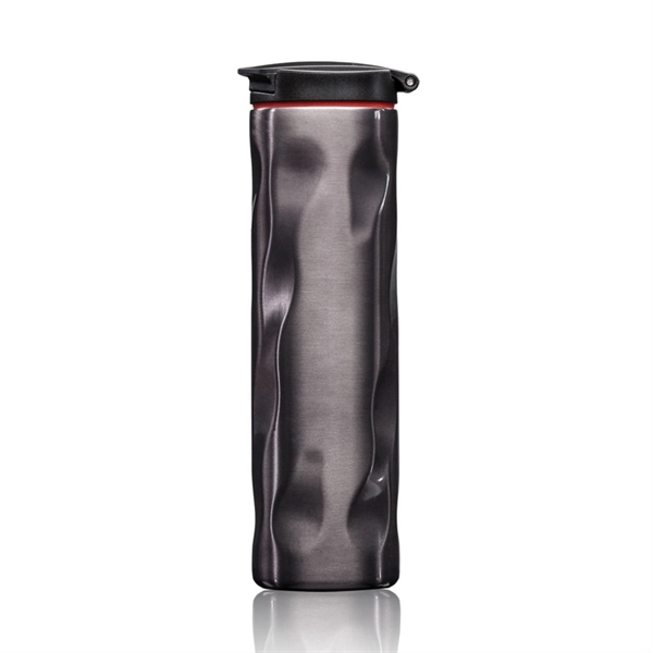 Double wall stainless steel tumbler with stylish metallic gunmetal finish... from ASI 84592 St Regis Group