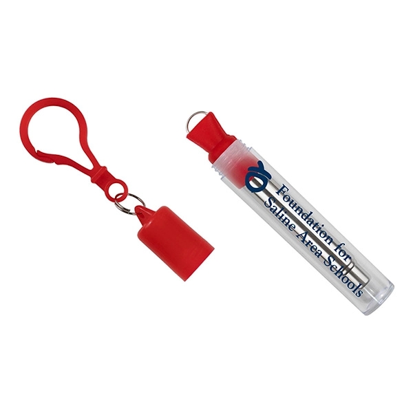 8" stainless steel straw that's collapsible and reusable; comes in a... from ASI 62660 Innovation Line