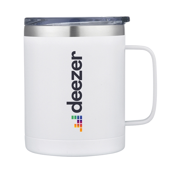 14 oz Stainless Steel Camping Mug with Spill-proof lid and comfortable... from ASI 30112 ACE Products