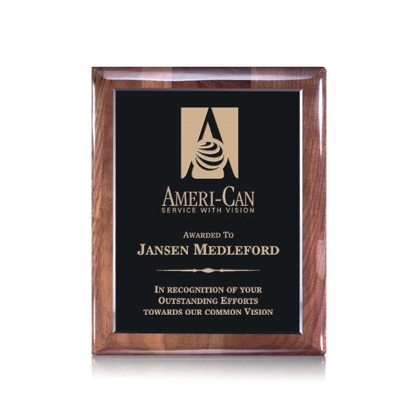 Telford Plaque - Ebony/Walnut 7"x9"... from ASI 84592 St Regis Group / St Regis