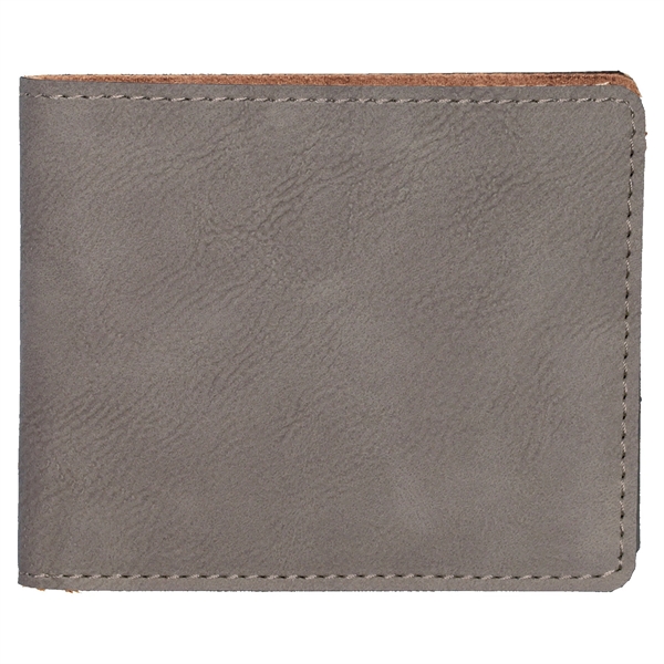 Bifold wallet made of leatherette material.... from ASI 59080 Halls & Company