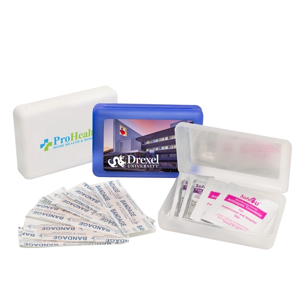 First Aid Case With 6 Bandages, 2 Antiseptic Towelettes, 2 Triple... from ASI 90807 Tekweld