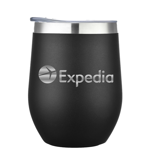 12 oz Double Wall Stainless Steel Wine Cup. Vacuum insulated with... from ASI 30112 ACE Products