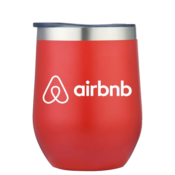 12 oz Double Wall Stainless Steel Wine Cup. Vacuum insulated with... from ASI 30112 ACE Products