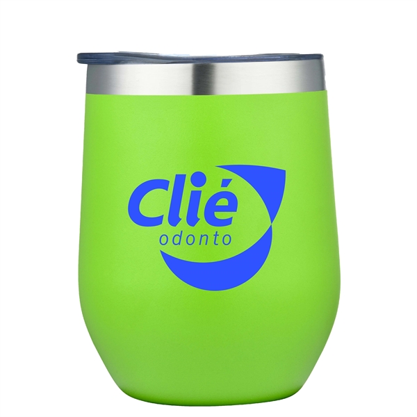 12 oz Double Wall Stainless Steel Wine Cup. Vacuum insulated with... from ASI 30112 ACE Products