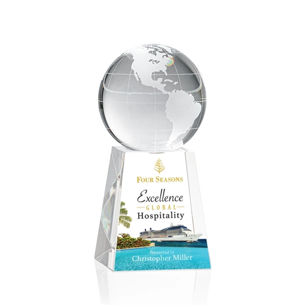 Globe on Tall Base VividPrint™ Award... from ASI 84592 St Regis Group / St Regis