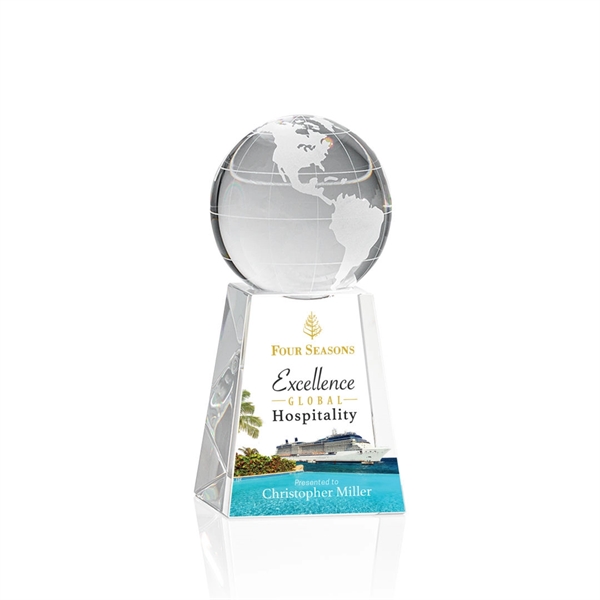 Globe on Tall Base VividPrint™ Award... from ASI 84592 St Regis Group / St Regis