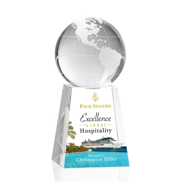 Globe on Tall Base VividPrint™ Award... from ASI 84592 St Regis Group / St Regis