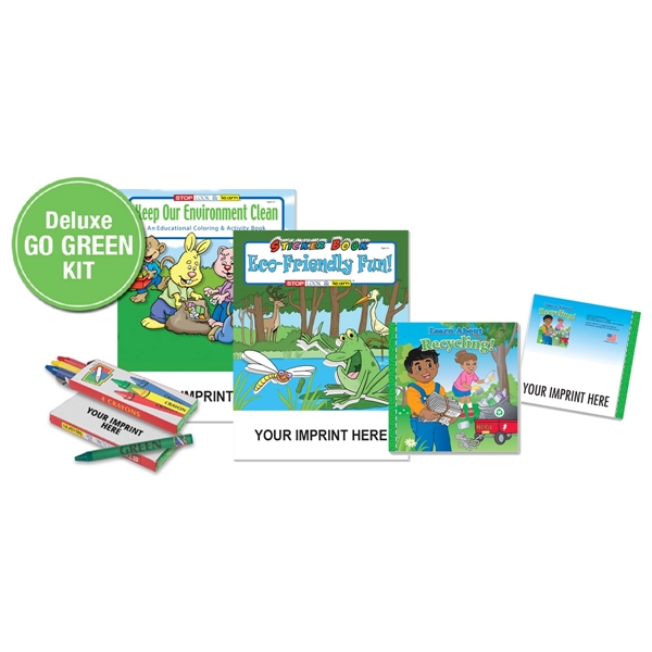Deluxe Go Green Kit with books, crayons and storybook.... from ASI 45815 Coloring Book Solutions